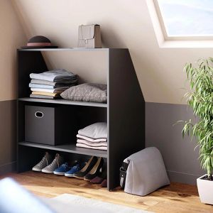 Produktbild für Bücherregal Vicco 85902, anthrazit