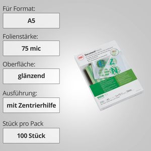 Produktbild für Laminierfolien GBC 3740451, DIN A5