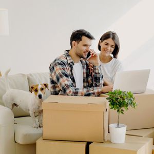 Produktbild für Umzugskartons Idea-Home 1-wellig, 6 Stück