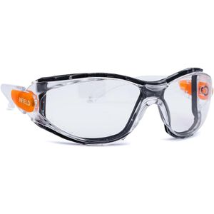 Schutzbrille Infield Matador, transparent-orange, Bügelbrille