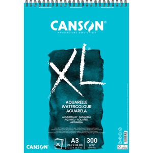 Produktbild für Aquarellpapier Canson XL Aquarelle Block, A3