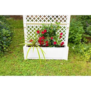 Produktbild für Pflanzkasten KHW Czardas 47101 weiß