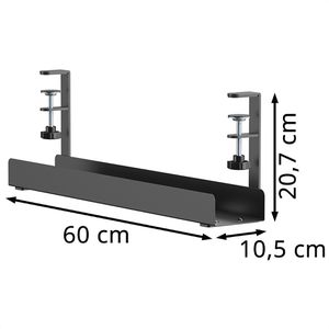 Produktbild für Kabelwanne Neomounts ADS07-121BL, schwarz