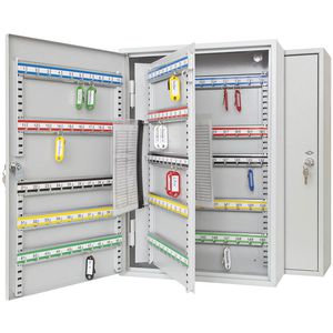 Schlüsselkasten Wedo 10265037, grau, mit Zylinderschloss