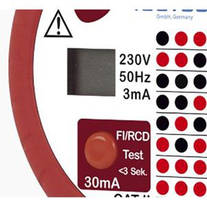 Produktbild für Steckdosentester Testboy Schuki 1 LCD 230 V