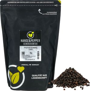 Produktbild für Pfeffer Hanse&amp;Pepper Premium Qualität, ganze Körner, schwarz