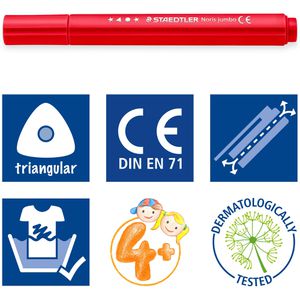 Produktbild für Filzstifte Staedtler Noris jumbo 328-B