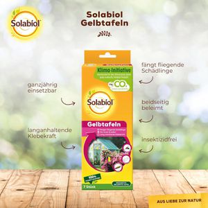 Produktbild für Gelbtafeln Solabiol 3427491, 7,5 x 20 cm, zum Hängen