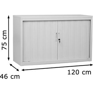 Produktbild für Rollladenschrank G-Office SDCT.0712, aus Metall