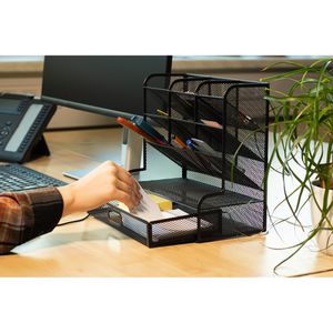 Produktbild für Schreibtisch-Organizer Böttcher-AG Premium Mesh Line