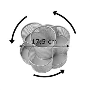 Produktbild für Stiftehalter Relaxdays Mesh Line, drehbar