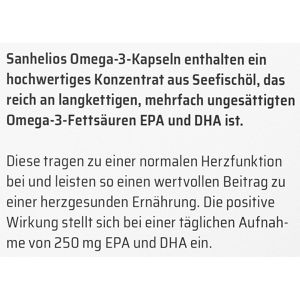 Produktbild für Omega-3 Sanhelios 90 Kapseln