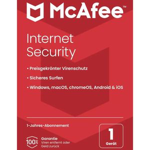 Antivirenprogramm McAfee Internet Security