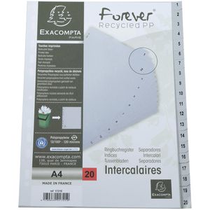 Produktbild für Register Exacompta 1721E, A4, 1-20