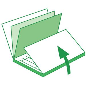 Produktbild für Quittungsblock Sigel SD122, A6 quer