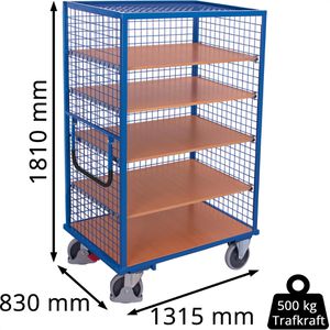 Produktbild für Etagenwagen VARIOfit sw-800.410
