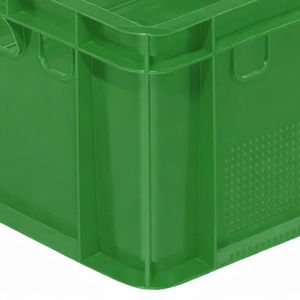 Produktbild für Eurobox Alpha-Paletten Fleischkiste E2, grün, lebensmittelecht