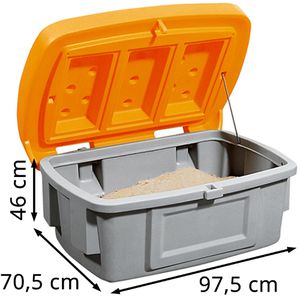 Produktbild für Streugutbehälter asecos 13297, 100 Liter