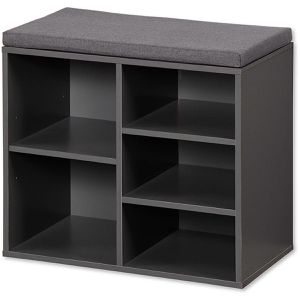 Schuhbank Kesper 15913, grau, aus Holz