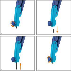 Produktbild für Zirkel Pelikan 700818 griffix
