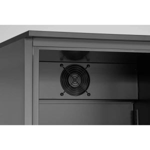 Produktbild für Getränkekühlschrank Arktic 237014, mit Glastür, abschließbar