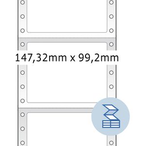 Produktbild für Endlosetiketten Herma 8292, 1-bahnig