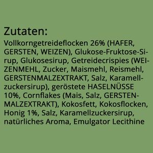 Produktbild für Müsliriegel Corny Haselnuss