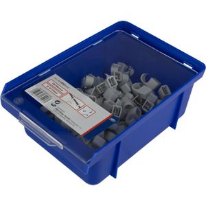 Produktbild für Nagelschellen REV-Ritter Expressschelle, aus Kunststoff, grau