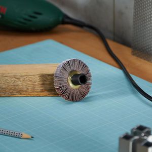 Produktbild für Schleifbürste Bosch LR 5 K80, Lamellen-Fächerrad