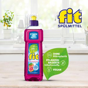 Produktbild für Spülmittel fit Pink Grapefruit, mikroplastikfrei