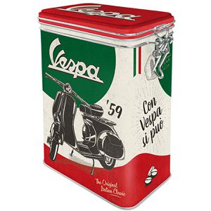 Kaffeedose Nostalgic-Art Vespa The Italian Classic, aus Metall