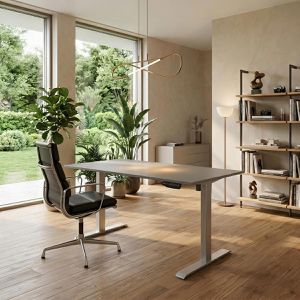 Produktbild für Schreibtisch Kerkmann Move 1, graphit / silber