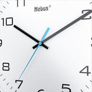 Produktbild für Wanduhr Mebus 16248, Kunststoff, analog, Quarzuhr