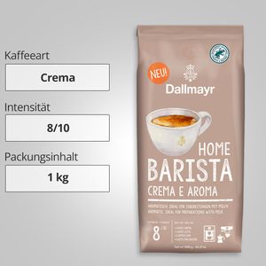 Produktbild für Kaffee Dallmayr Home Barista Crema E Aroma