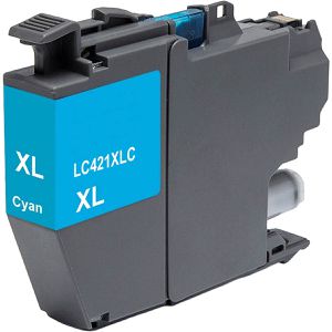 Produktbild für Tinte AgfaPhoto für Brother LC-421XLC, cyan