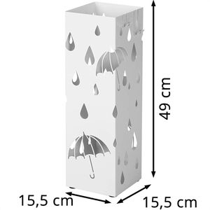 Produktbild für Schirmständer Songmics LUC49W, weiß