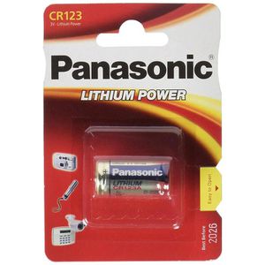 Fotobatterie Panasonic Lithium Power Photo CR123A