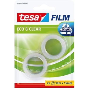 Klebeband Tesa 57046, Eco & Clear, 15mm x 10m