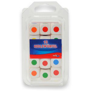 Würfel Noris 606154364, weiß