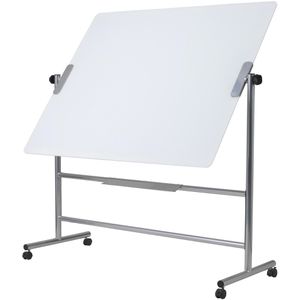 Produktbild für Glas-Magnettafel Bi-Office GQR0450 mobil, auf Rollen