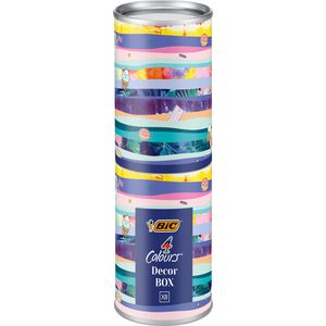Produktbild für Vierfarbkugelschreiber Bic 4 Colours Decor Box