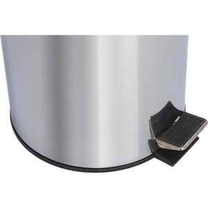 Produktbild für Mülleimer MSV 100438, silber glänzend