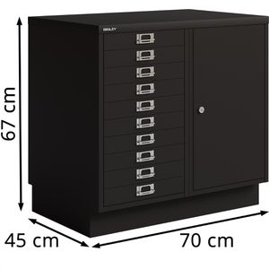 Produktbild für Schubladenschrank Bisley MultiDrawer, aus Metall
