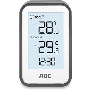 Produktbild für Poolthermometer ADE WS2331, Funk, Set