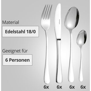 Produktbild für Besteck-Set Esmeyer Sylvia 156-080, Edelstahl 18/0