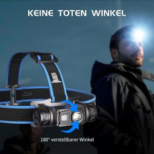 Produktbild für Stirnlampe Wuben H1 LED, wiederaufladbar