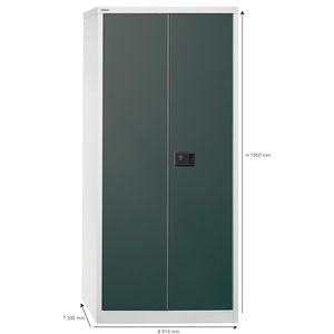 Produktbild für Werkzeugschrank Bisley HC782S4G, aus Metall, grau / anthrazit