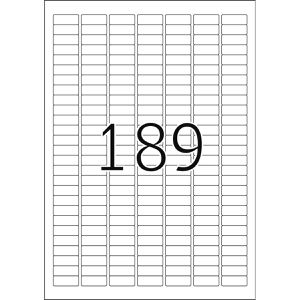 Produktbild für Universaletiketten TopStick labels, 8780, weiß
