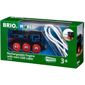 Produktbild für Spielzeugeisenbahn BRIO 33599 Schwarze Akku-Lok