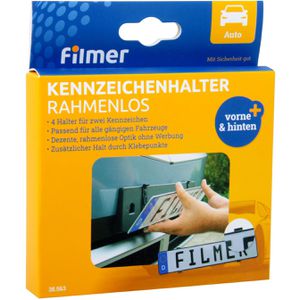 Produktbild für Kennzeichenhalter Filmer 38563
